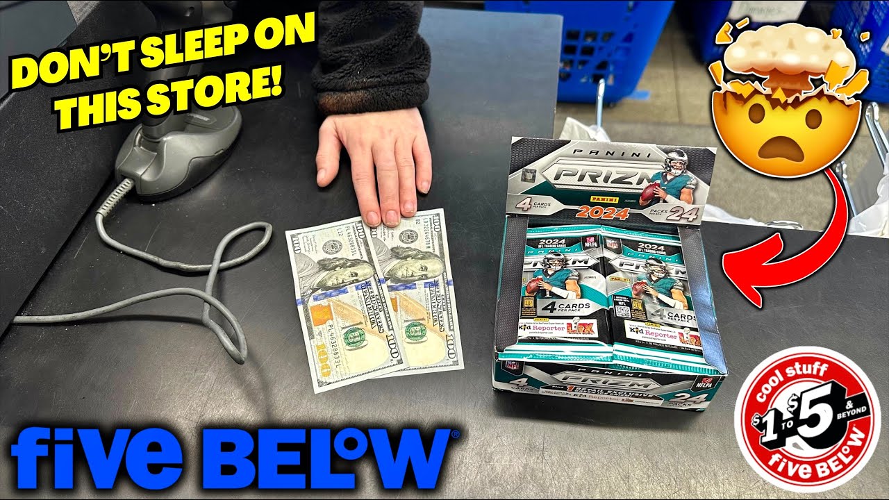 *WE FOUND THE RAREST BOX OF FOOTBALL CARDS AT 5 BELOW?!🤯 DON'T SLEEP ON THIS STORE!🚨