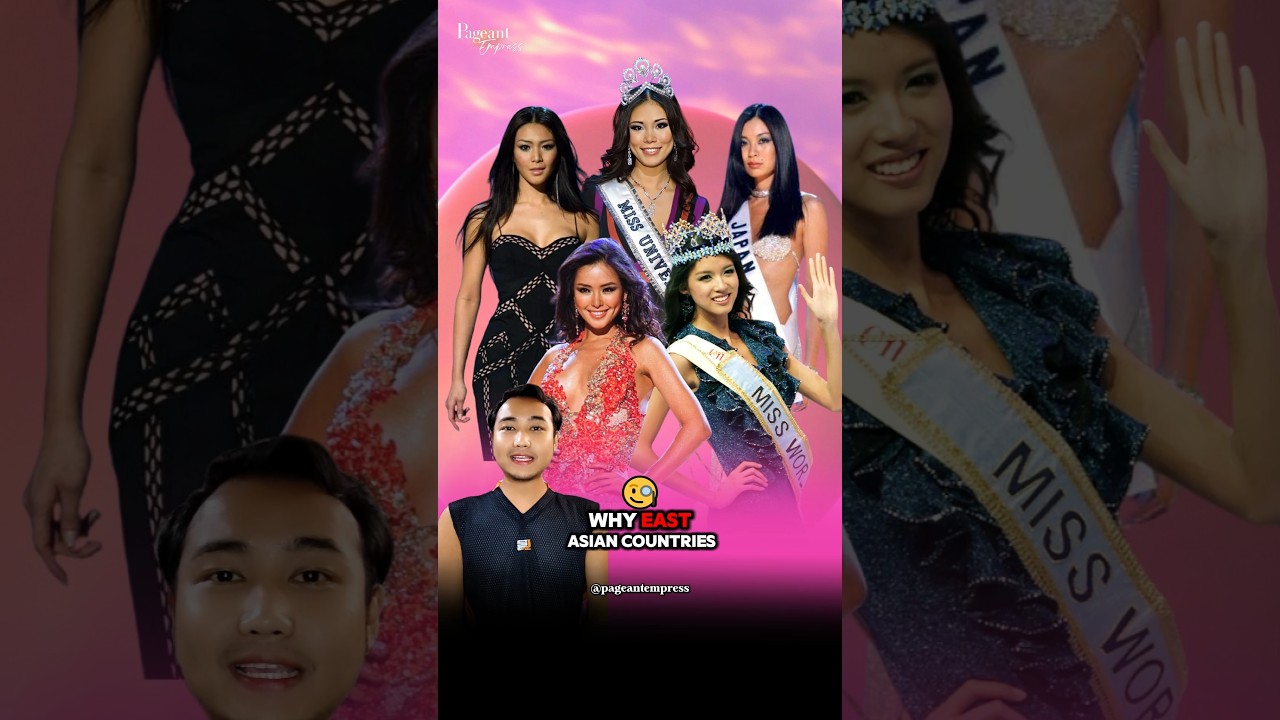 Why don't East Asian countries perform well in beauty pageants? #missuniverse #eastasia #asia #asian
