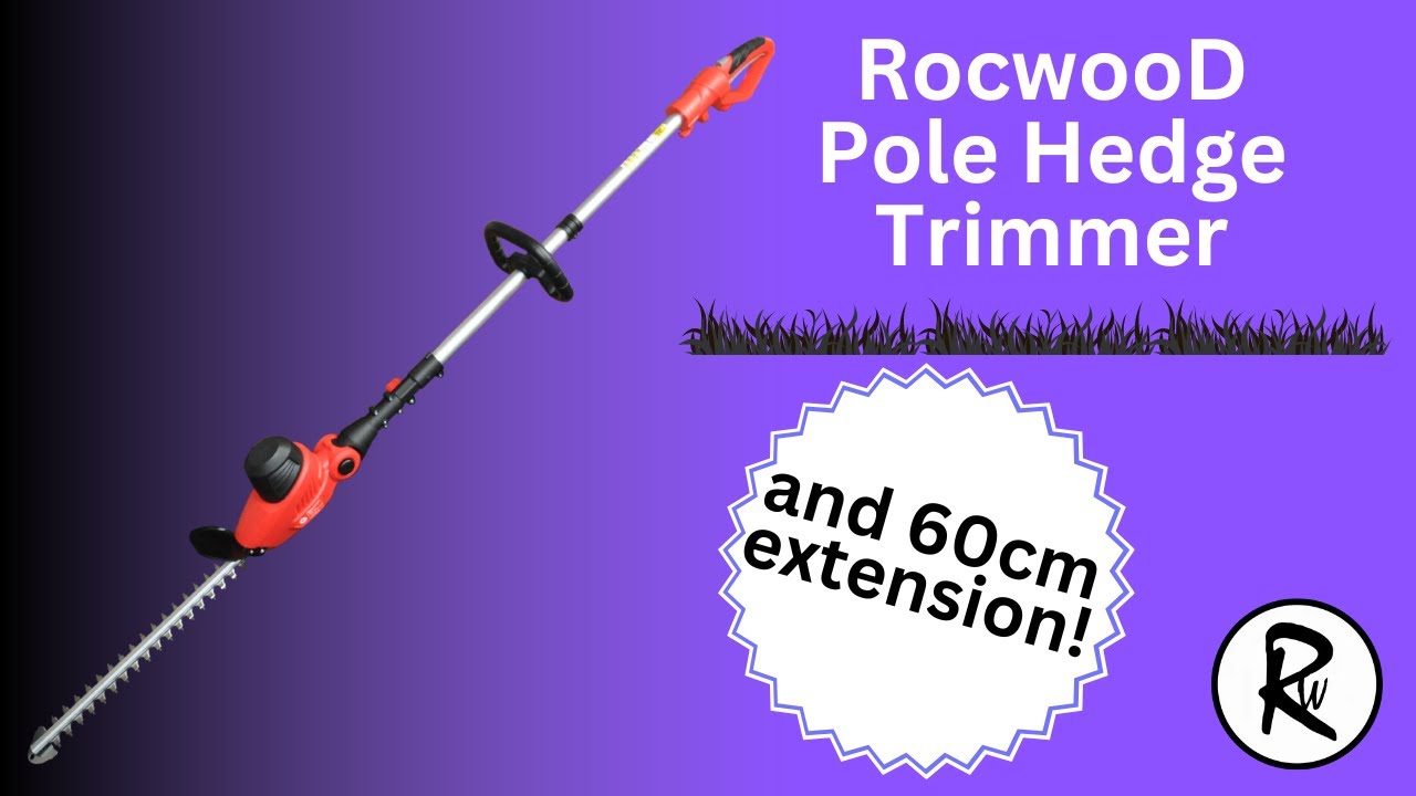 HOW LONG????? Rocwood Pole Hedge Trimmer Review