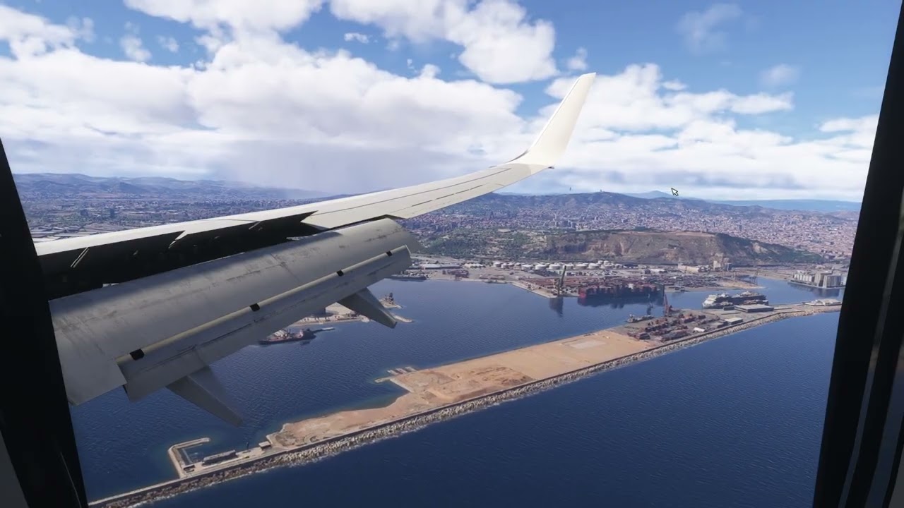 TAKEOFF ALGIERS - LANDING BARCELONA IVAO MSFS 24 BOEING 737