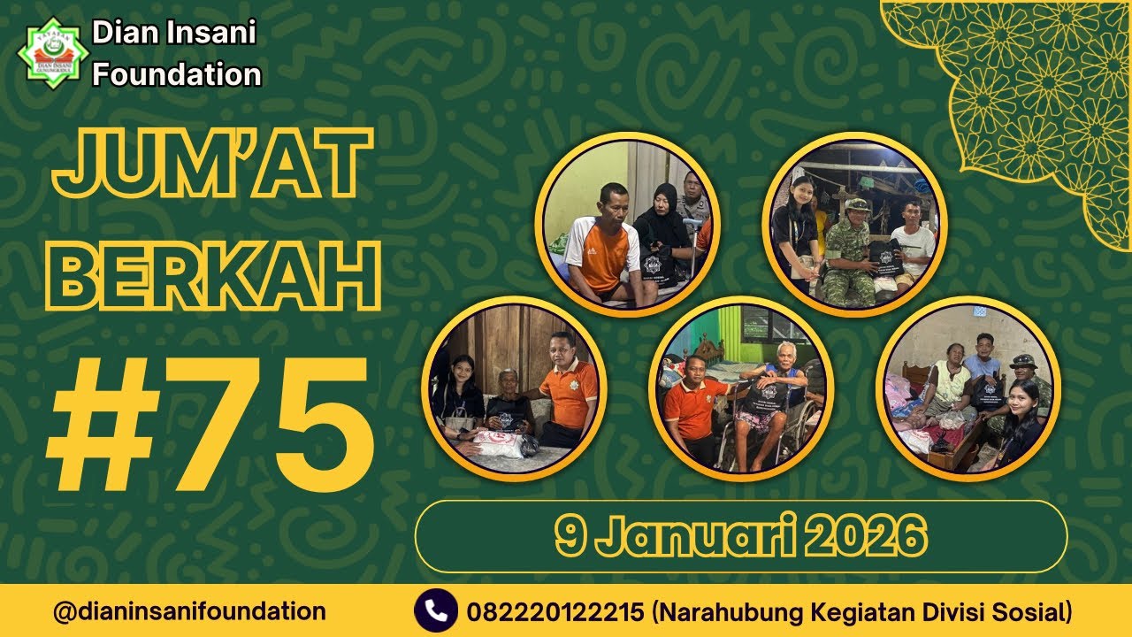 Jumat Berkah #75 Divisi Sosial Yayasan Dian Insani Gunungkidul