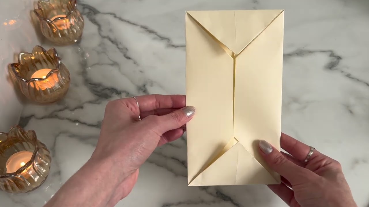 How to Make a Pull-Tab Letter ✉️ | Beautiful Folded Letter Tutorial