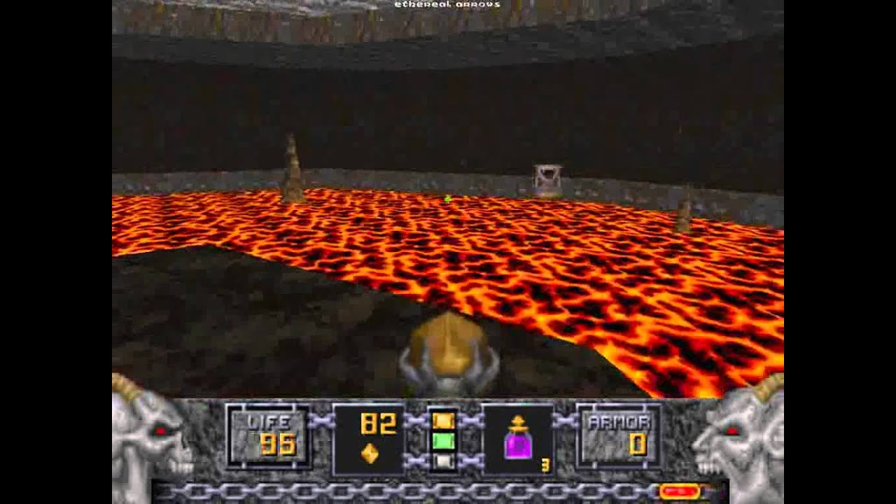 Heretic - Episode 2 (Hell's Maw) [Level 3 - The River Of Fire]