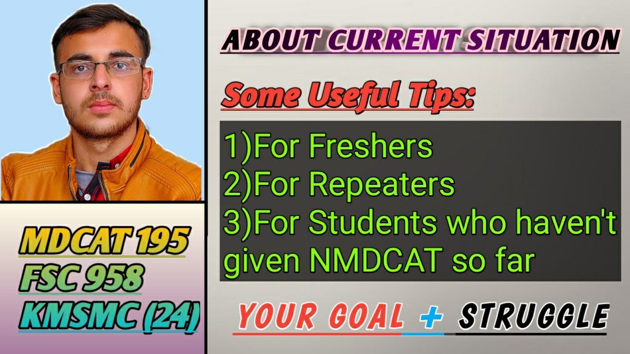 GUIDANCE FOR NMDCAT STUDENTS | NMDCAT 2021| Don't give up