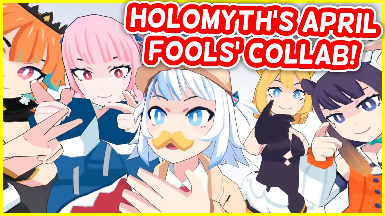 The BEST Moments From HoloMyth's 3D April Fools' Collab | HololiveEN Clips