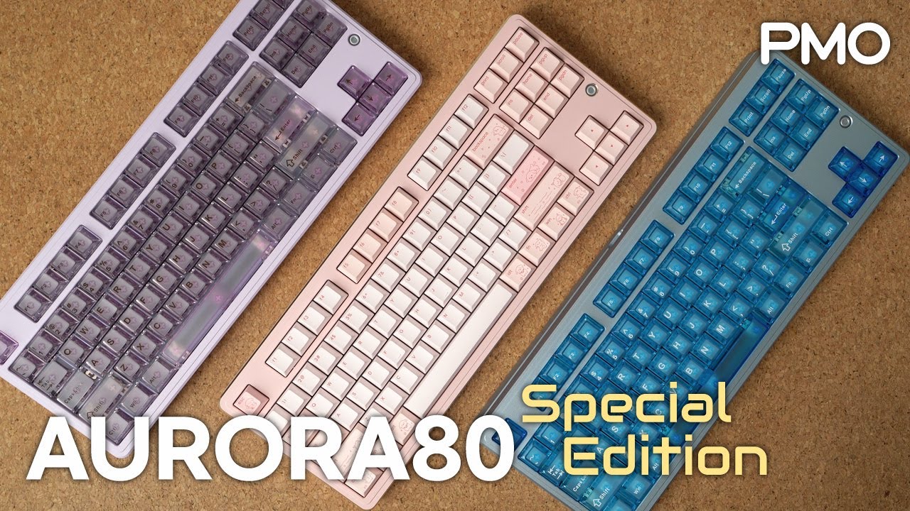 PMO 오로라80 스페셜 에디션 3종 비교해봤습니다 (PMO AURORA80)
