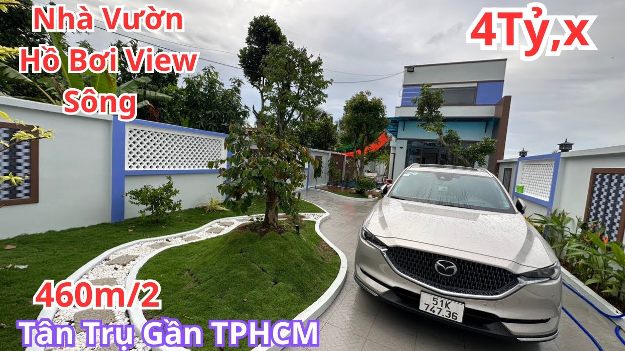 ✅Mê Nhà Vườn Quá Đi Có Hồ Bơi Và View Sông Câu Cá ,Quá Đẳng cấp Giá rẻ |Nhà Đất Bình chánh