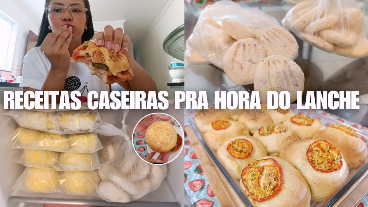 PÃES QUE EU GOSTO DE TER NO FREEZER PRA HORA DO LANCHE