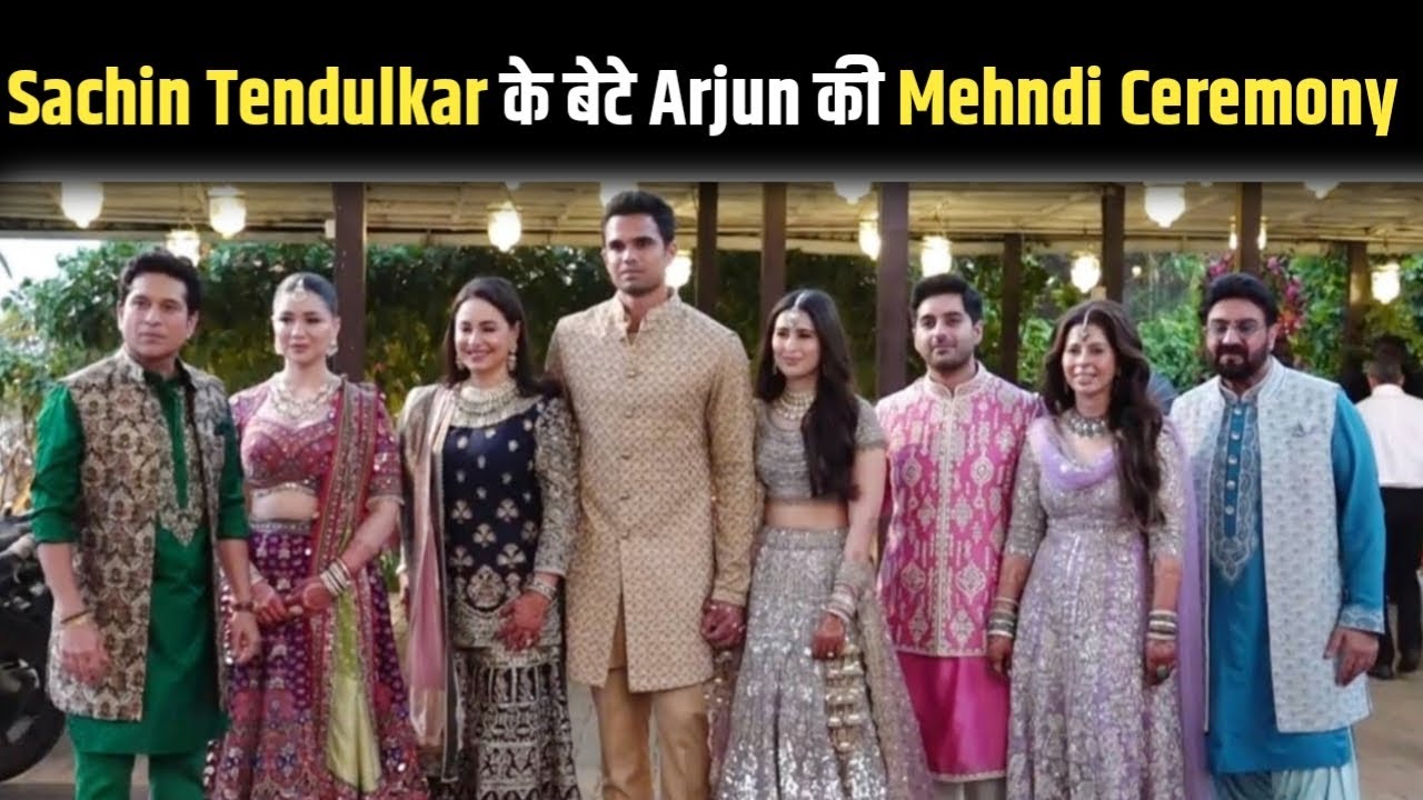 Arjun Tendulkar & Saaniya Mehandi Ceremony : Sachin, Sara, Zaheer, Yuvraj Singh,Irfan Pathan Reached