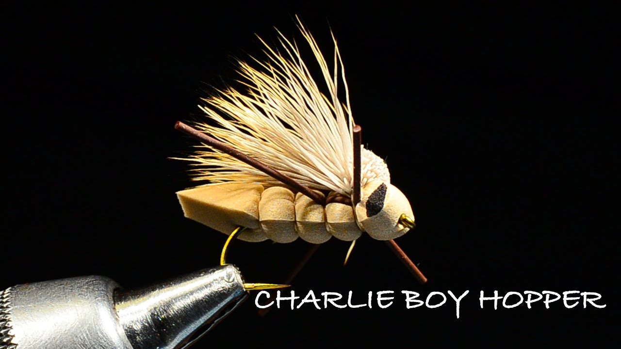 Инструкция по вязанию мушек Charlie Boy Hopper. Автор: Чарли Крейвен