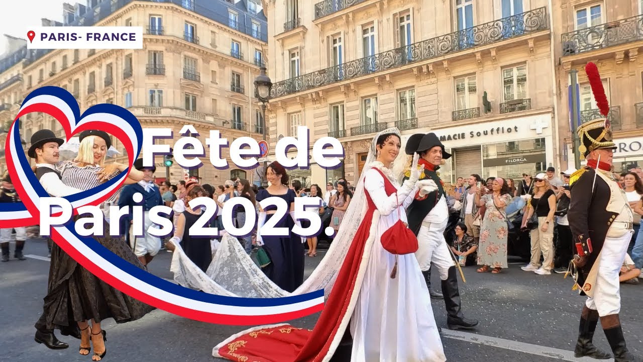 La Fête de Paris 🇫🇷 | Parade 2025  - Paris is celebrating 15 centuries of history !