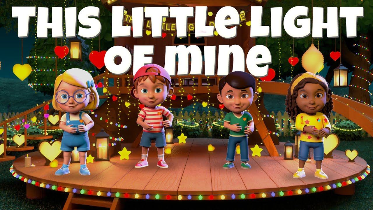 This Little Light of Mine ✨ Kids Dance Song 🌟 Little Action Kids