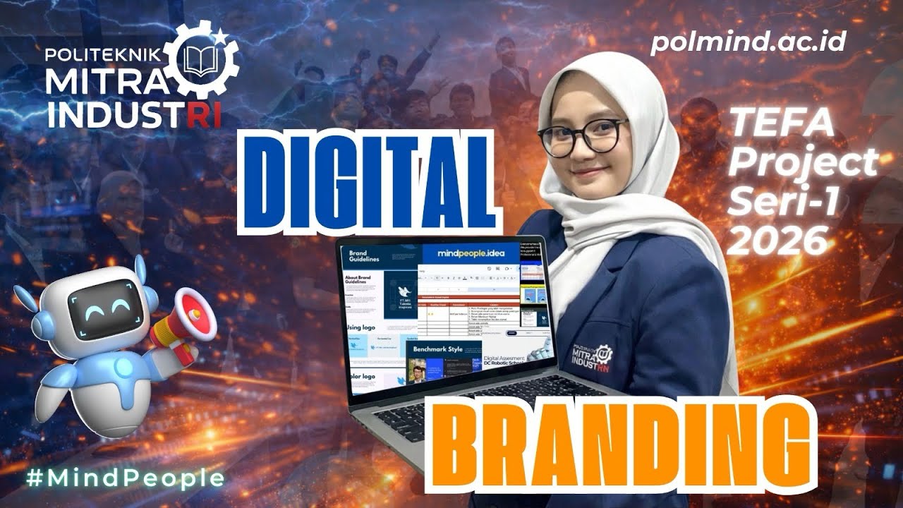 # 12 DIGITAL BRANDING- Project TEFA Mahasiswa Politeknik Mitra Industri, MM2100, Bekasi