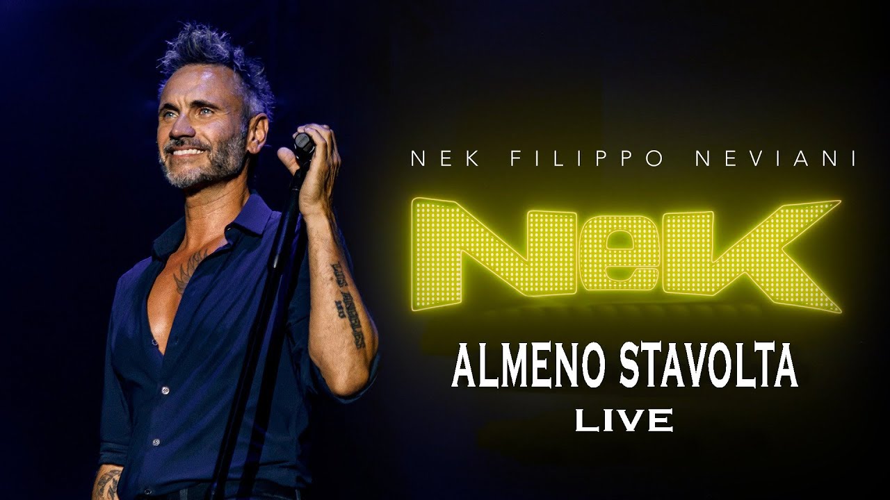 NEK★ALMENO STAVOLTA★KARAOKE(NEW LIVE VERSION)