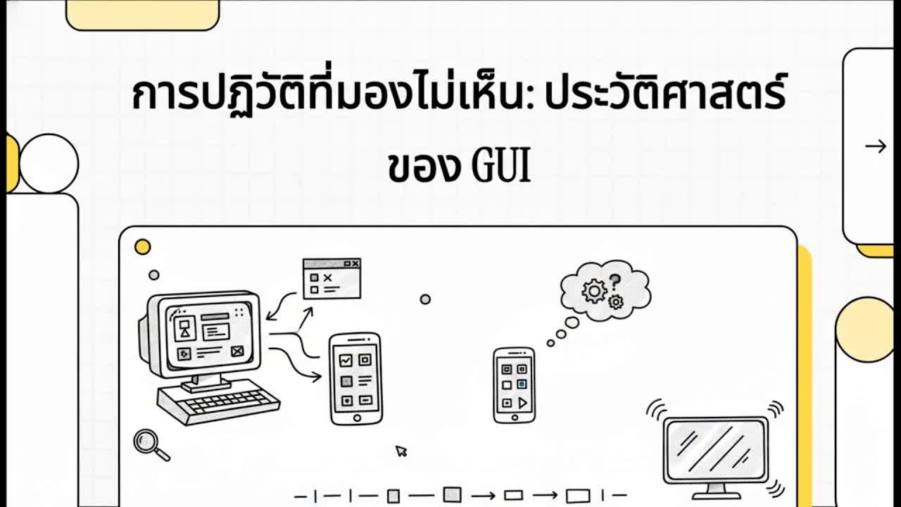 การปฏิวัติที่มองไม่เห็น ประวัติศาสตร์ของ GUI | (ฉบับย่อ)