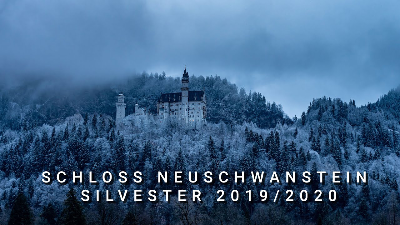 Schloss Neuschwanstein und Umgebung im Winter - kleine Foto-Tour - Timelapse