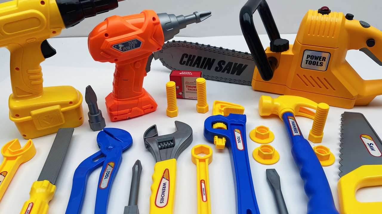 10 min to open the box, satisfied with the electric screwdriver, screw assembly toolbox | Toy Review
