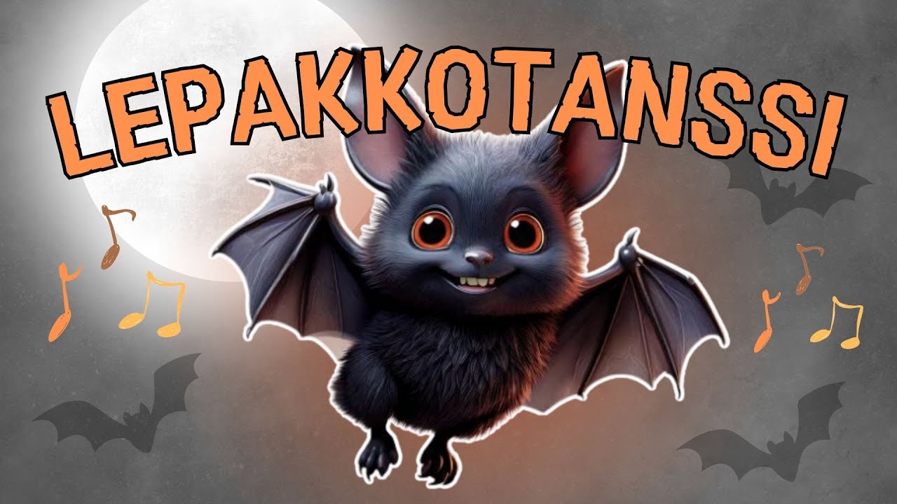 Lepakkotanssi 🎃🦇 | Iloinen Halloween -laulu lapsille