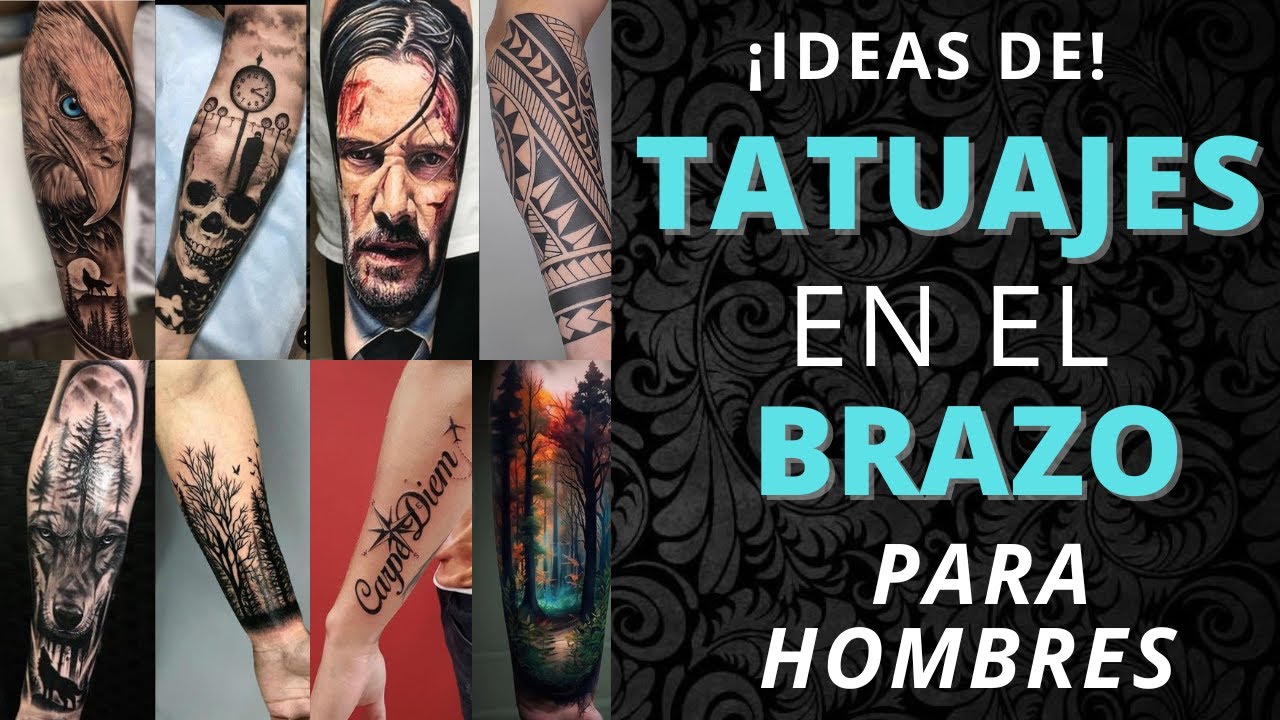 Descubre los mejores diseños de TATUAJES para HOMBRES en el BRAZO/ Golden Tattoo / #tattoos