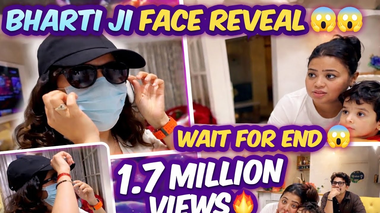 Face reveal ho gya😱 II Bharti ne Kia Sourav Joshi की Wife का Face Reveal!! Sourav ki manager bhabhi