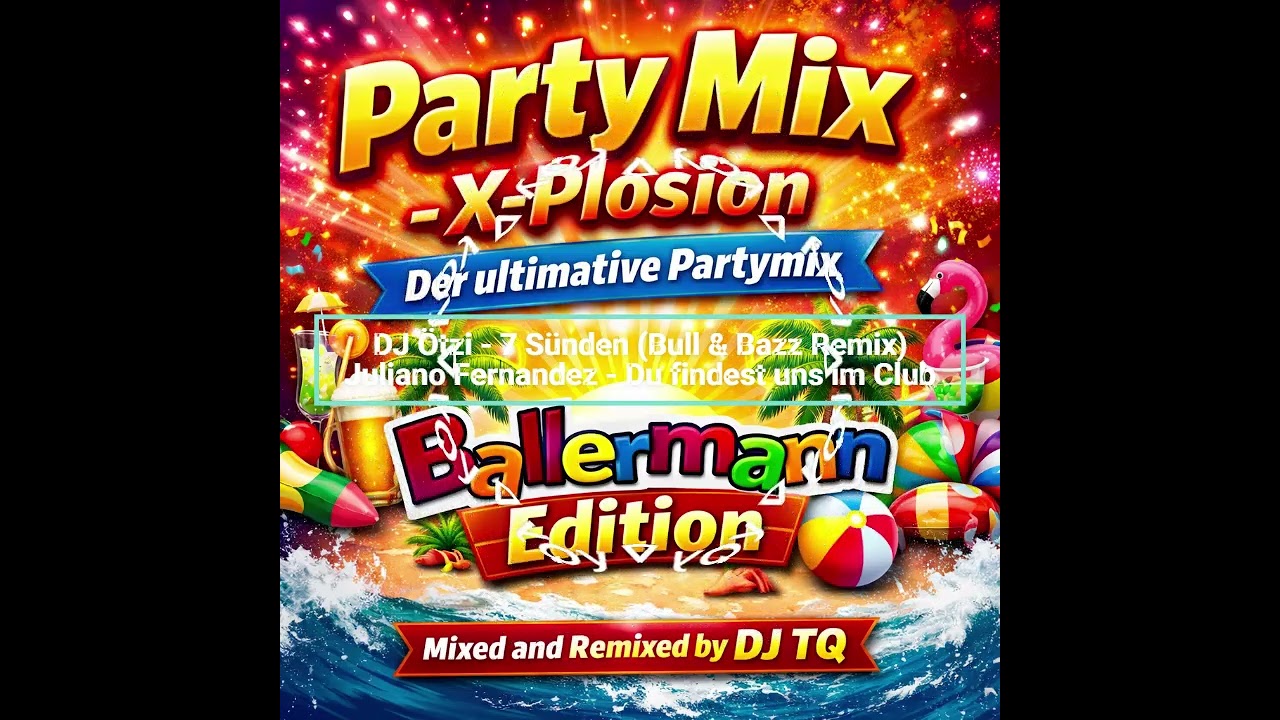 Party Mix X-Plosion &ndash; Der ultimative Partymix | Ballermann Edition 🍻🔥 | Mixed by DJ TQ