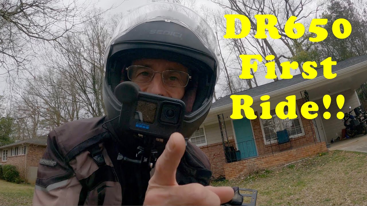 Great First Ride On My DR650 Made Me Smile