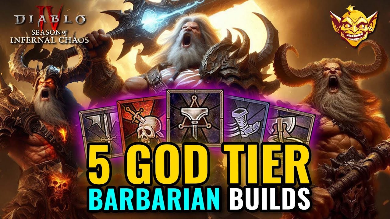 Diablo 4 Сезон 10 — Сильнейшие сборки варвара, способные уничтожить всё