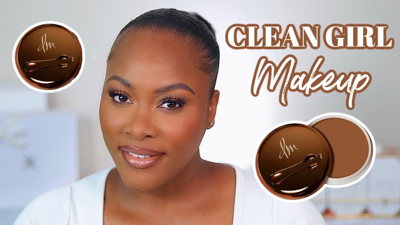 CLEAN GIRL MAKEUP NO FOUNDATION: ТЕСТИРОВАНИЕ НОВОЙ ПУДРЫ-БАЛЬЗАМА DANESSA MYRICKS YUMMY SKIN BAL...