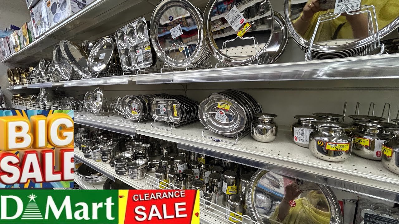 🔥Dmart Reliance/ Cheapest price Clearance sale!!Under ₹99/ offers upto 80% off kitchen steelhouse
