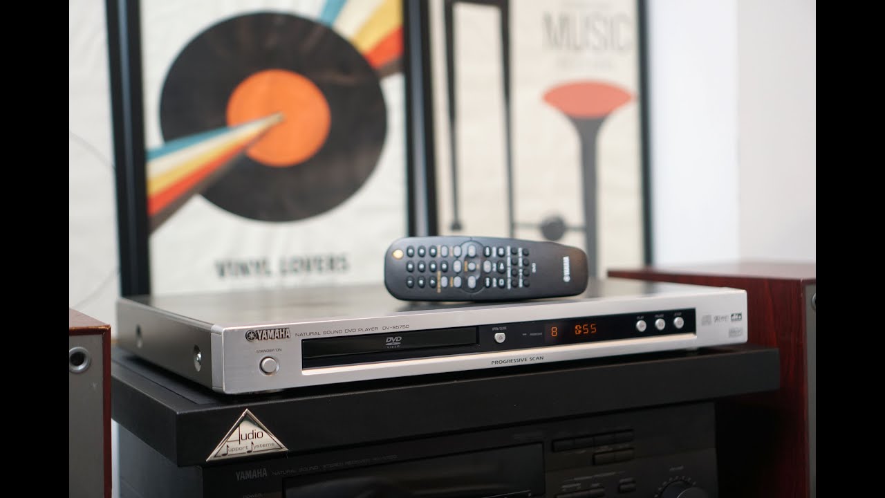 Yamaha DV-S5750 CD/DVD Player with Remote & Cables - Warranty!