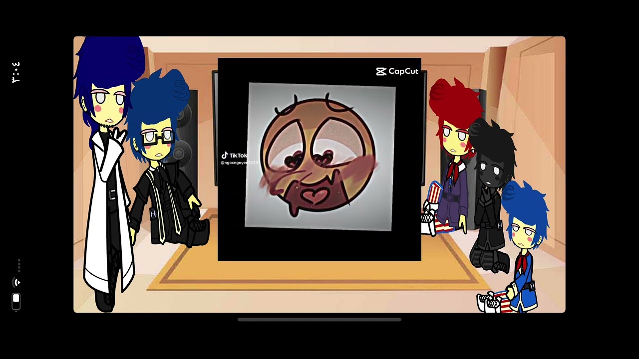 wallly au react to fem y/n as gacha tiktok abd senju no past 2