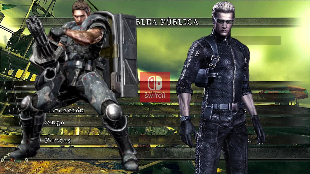 Asamblea pública (420,125) | Albert Wesker (MIDNIGHT) & Chris Redfield (HEAVY METAL) | RE5 | NS