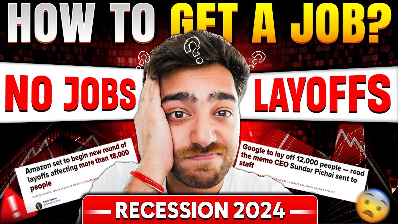 How To Actually Get Placed as a Software Engineer in 2024? Recession and Mass Layoffs?🤔