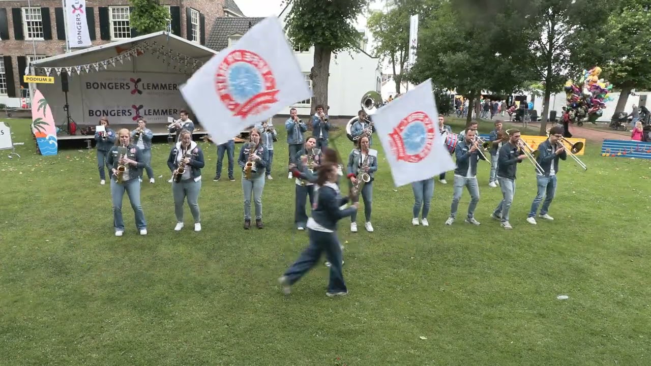 Effe d'r Neffe Steenbergen  Podium B 37e Bemmelse Dweildag 8 juni 2025 Bemmel Gld NL