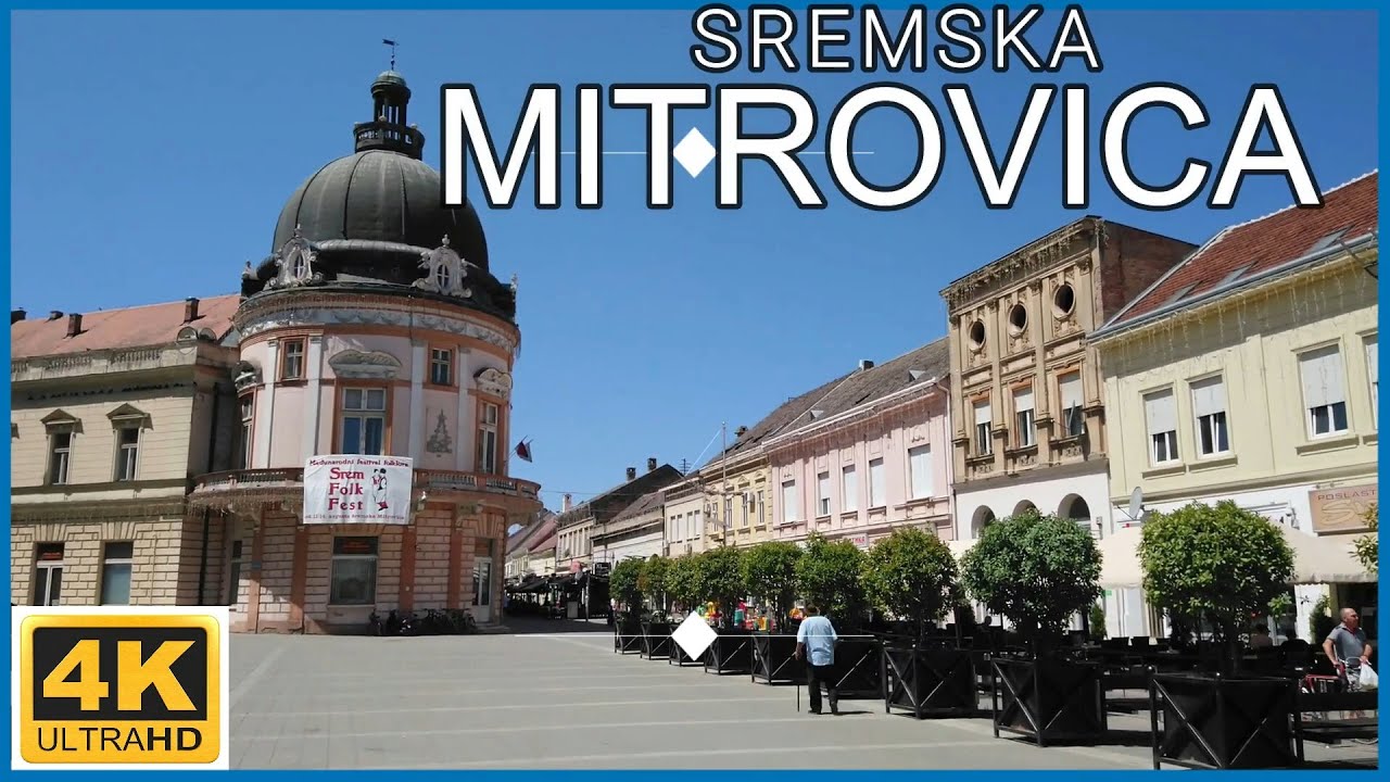 [4K] Sremska Mitrovica - Serbia🇷🇸Walking Tour - City Centre