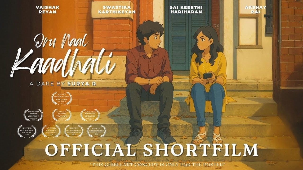 Oru Naal Kaadhali - Short Film | Surya R | Vaishak Reyan | Swastika Karthikeyan | 4K