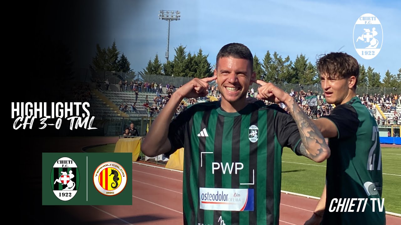 Chieti-Termoli 3-0: gli highlights della partita