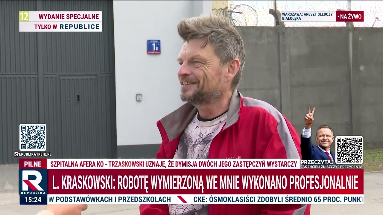 Kajdanki na nogach i pluskwy! Kraskowski przerywa milczenie po 27 dniach izolacji!