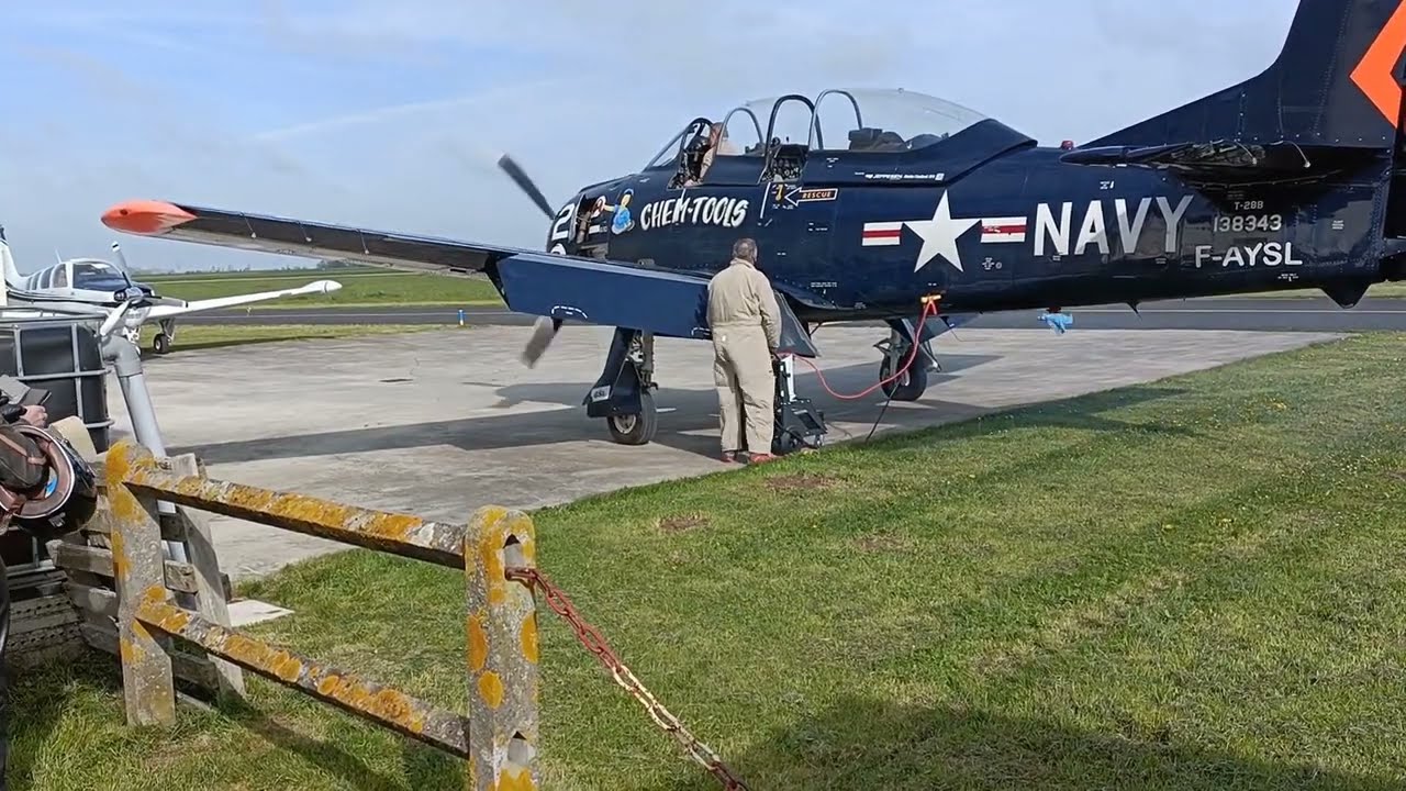 avion US NAVY T 28 trojan F AYSL