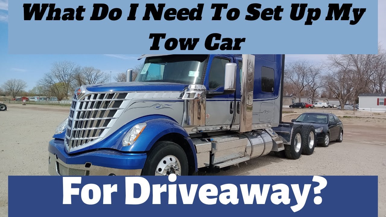 What You'll Need To Set Up Your Tow Car For Driveaway