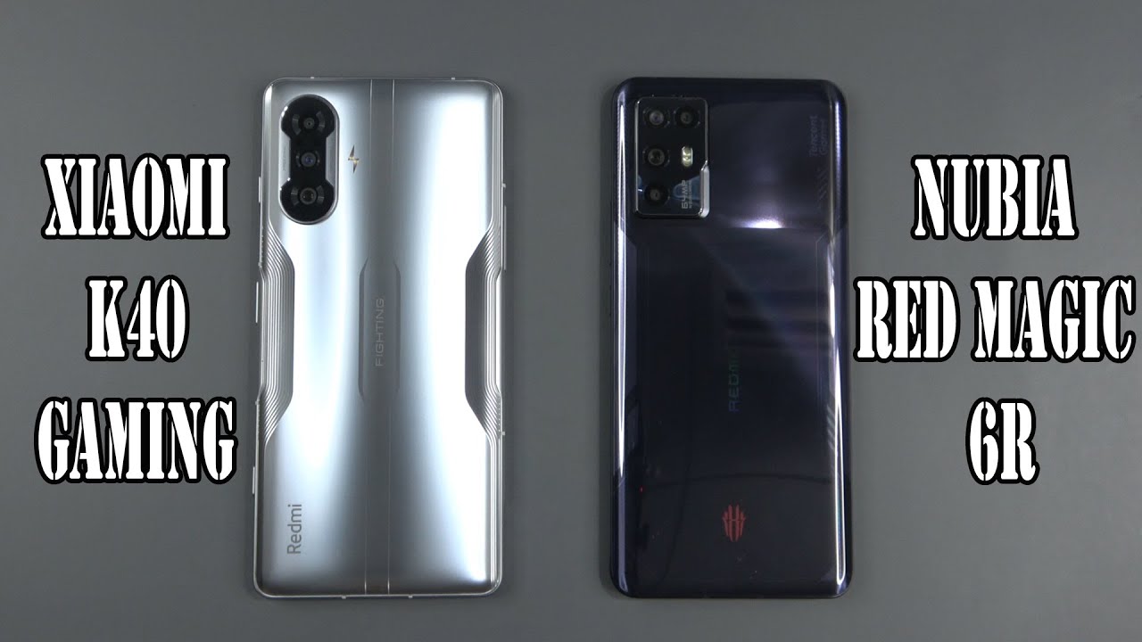 Xiaomi Redmi K40 Gaming vs Red Magic 6R | SpeedTest and Camera comparison