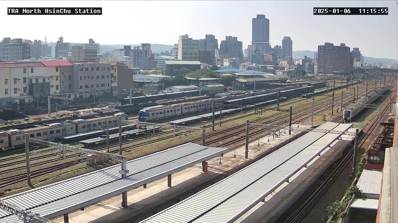 「九工交會！」2025-01-06 台鐵9902次 EM80工程車 北新竹車站 通過✅ & 1151次 EMU900區間車 北新竹車站 進站+出站
