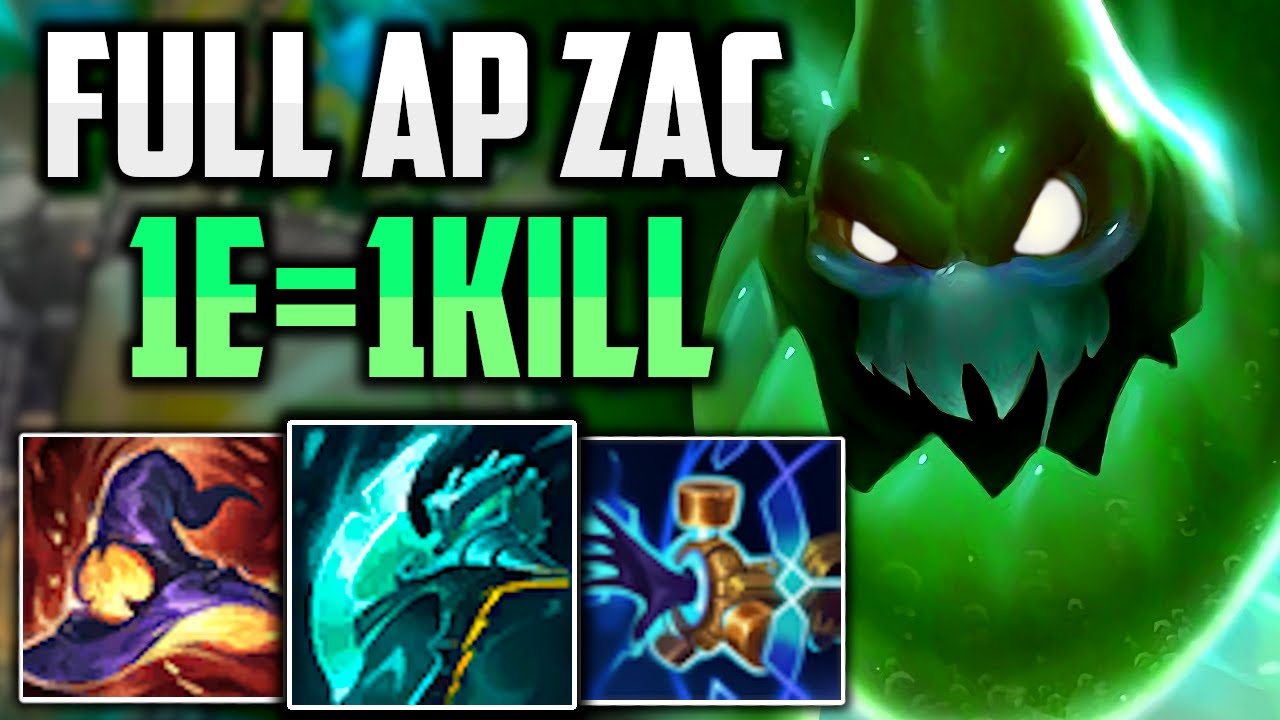 Zac jungle but I'm Full AP and my E one shots everything (huge nuclear one shots)