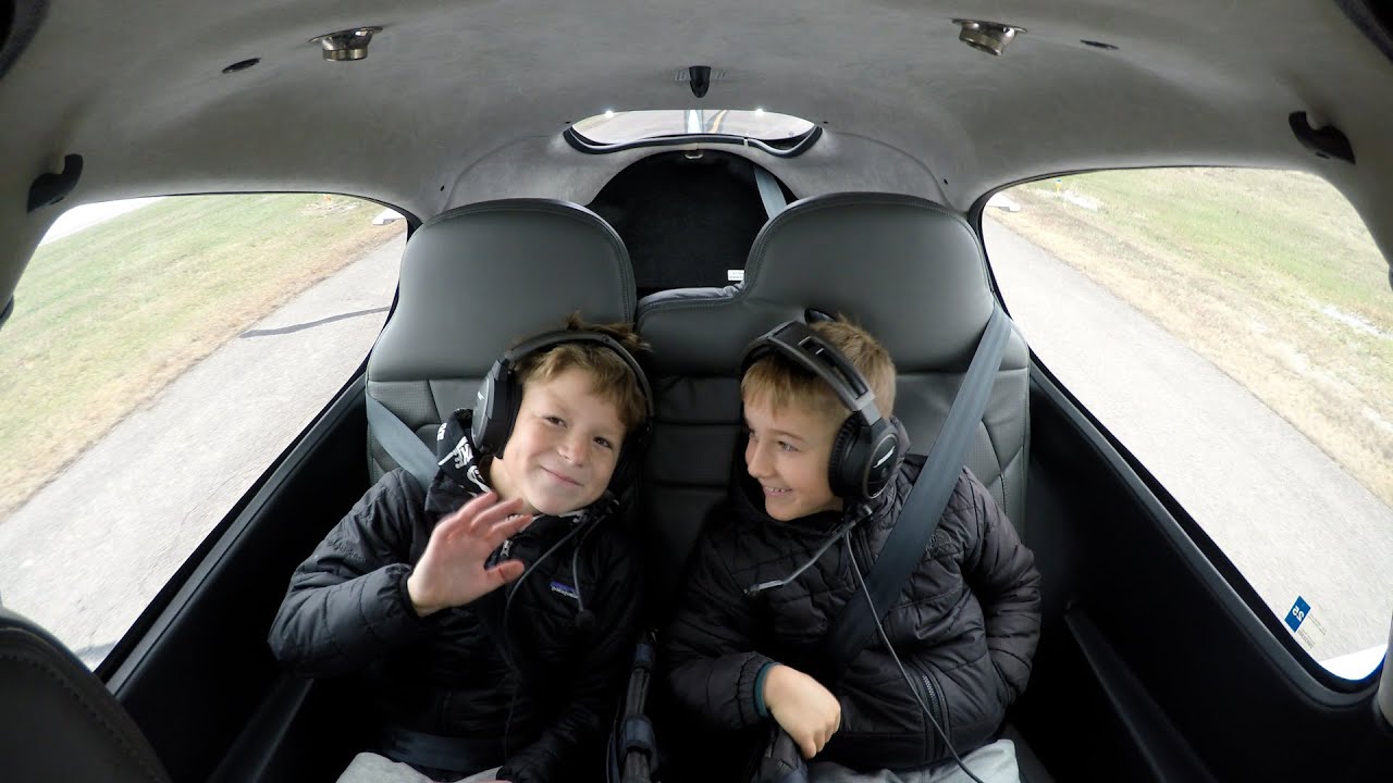 My Friend & His Son Experience Flight for the First Time