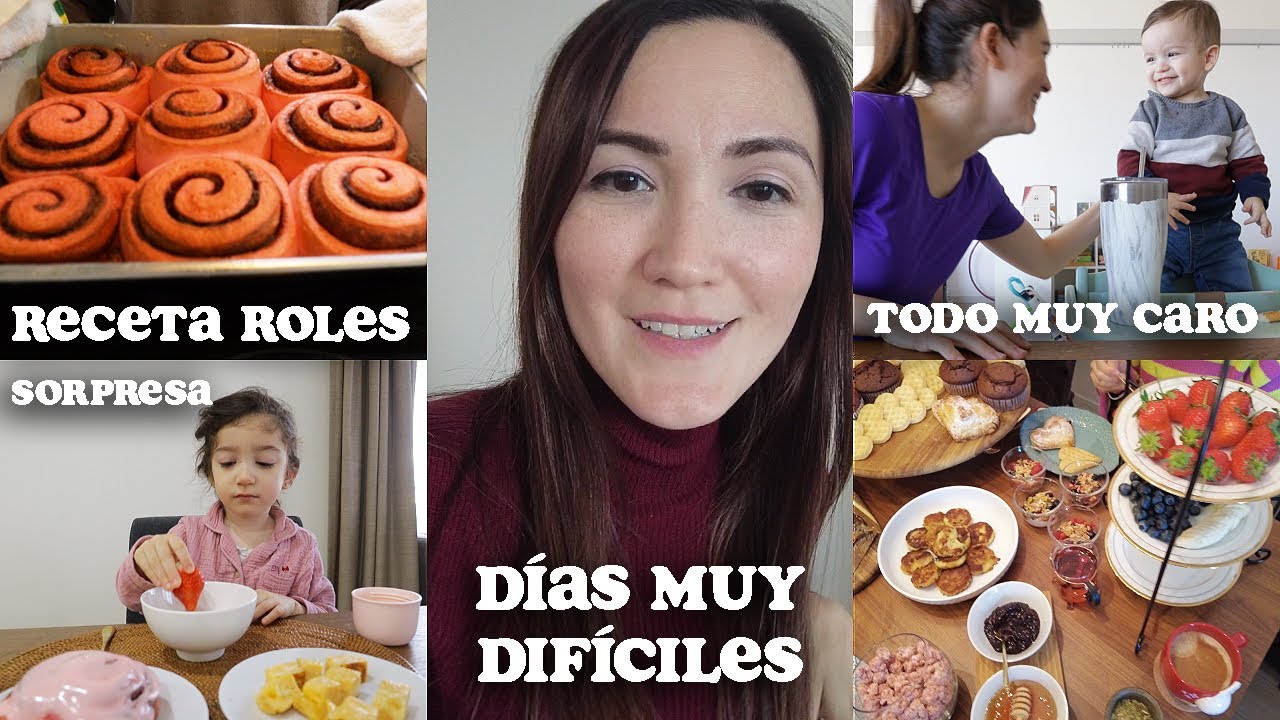 Días difíciles 🆘 + Receta roles de canela 🧁 + Todo está muy caro 😱