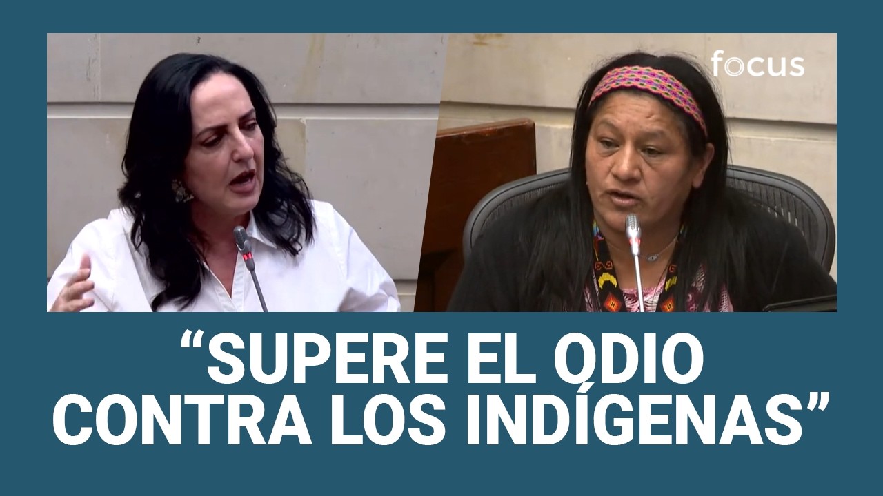 Choque entre Aida Quilcué y María Fernanda Cabal en el Senado