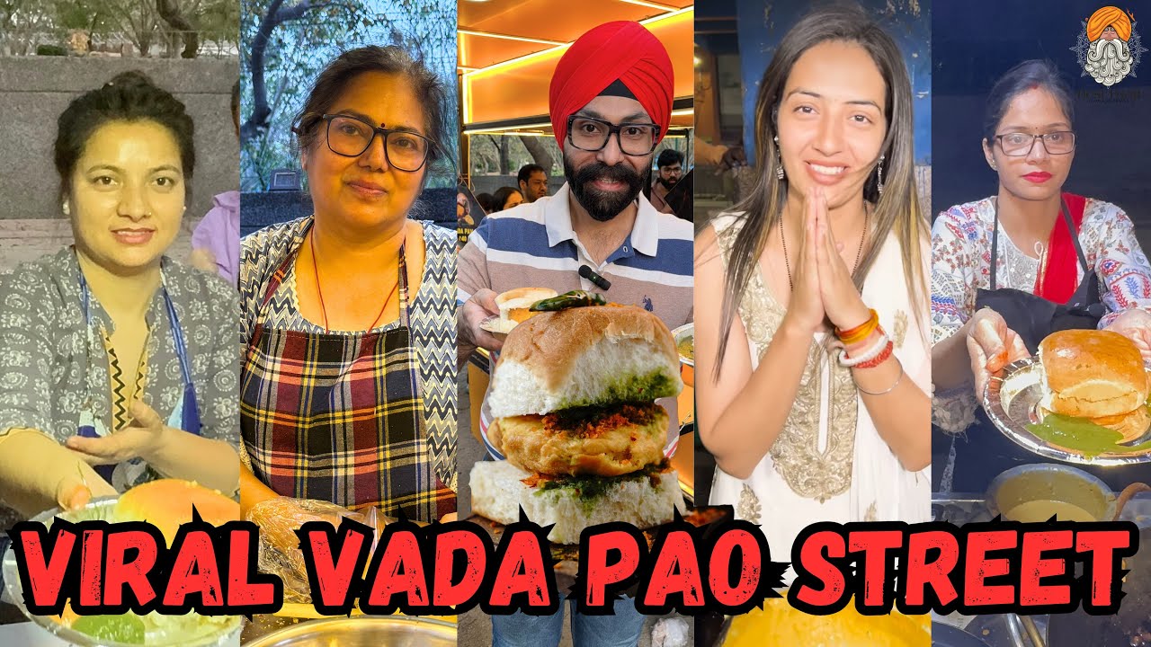 Viral Vada Pao Street I Viral Vada Pao Girl Chandrika Dixit I Delhi Most Beautiful Vada PaV Girl
