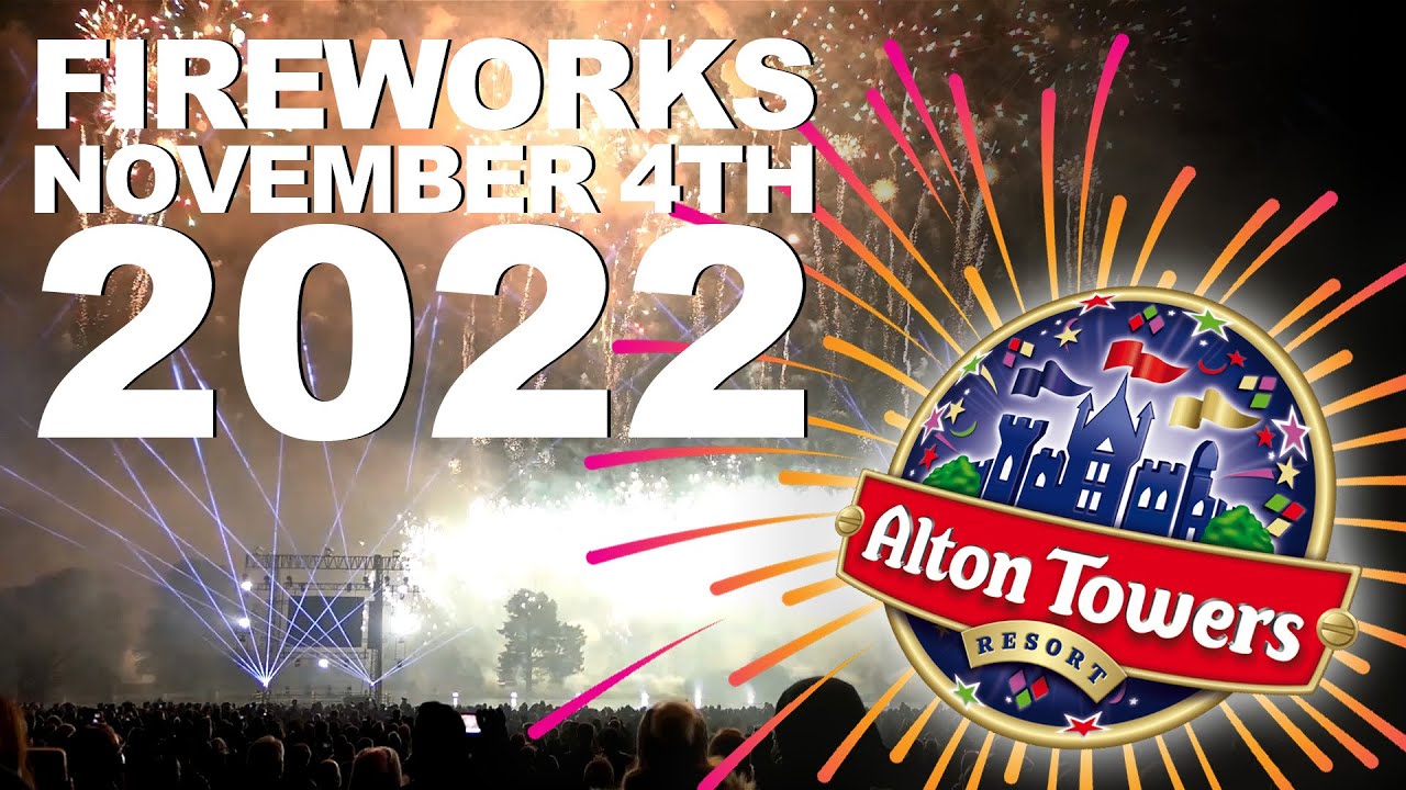 Alton Towers Fireworks 2022 - Full Display 4th November 2022