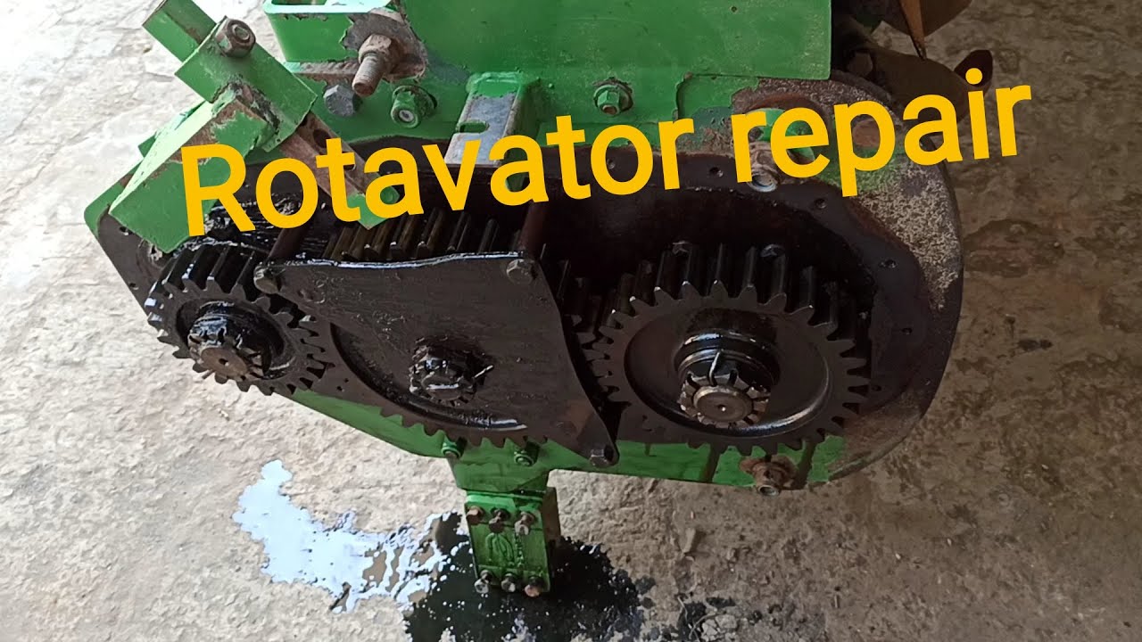 Rotavator repair | rotavator oil seal changing