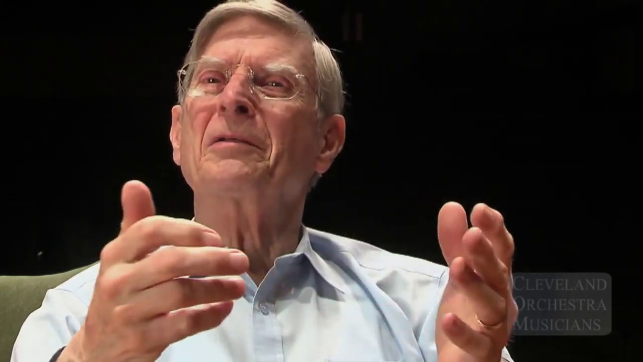 Herbert Blomstedt speaks to Cleveland Orchestra Musicians